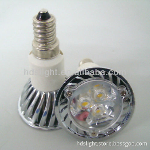 new housing material 3w e14 mini led spotlight ampoule